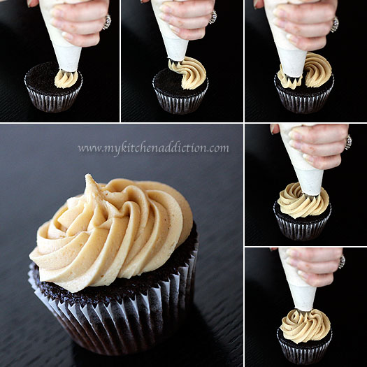 How To Frost Cupcakes With A Piping Bag