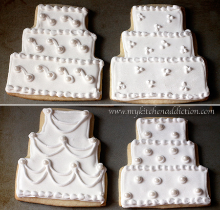 I 39ve decorated wedding cake cookies before but I thought I 39d give them