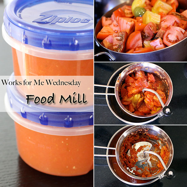 Simple Tomato Sauce with a Food Mill (WFMW) – my kitchen addiction