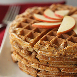 Cinnamon Scented Whole Wheat Waffles