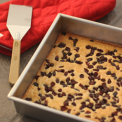 White Chocolate Cranberry Brownies